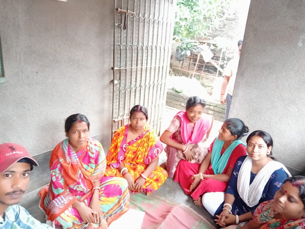 Women's self-help group meeting