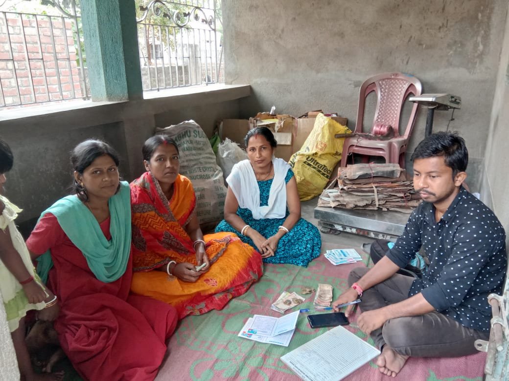 Women's self-help group meeting