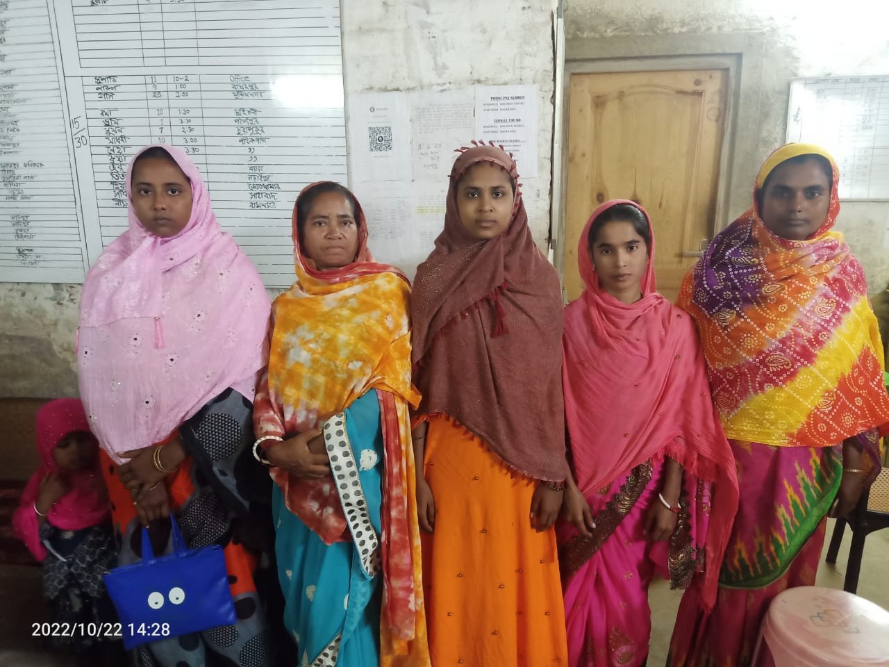 Women's self-help group meeting