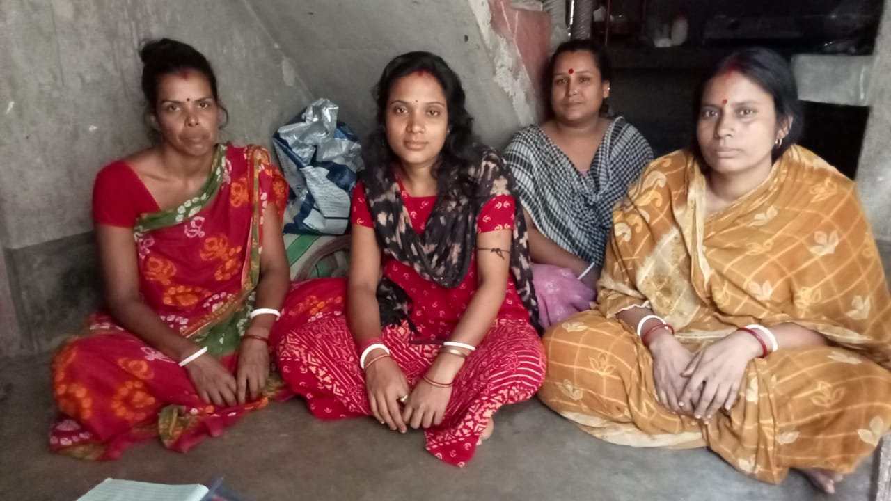 Women's self-help group meeting